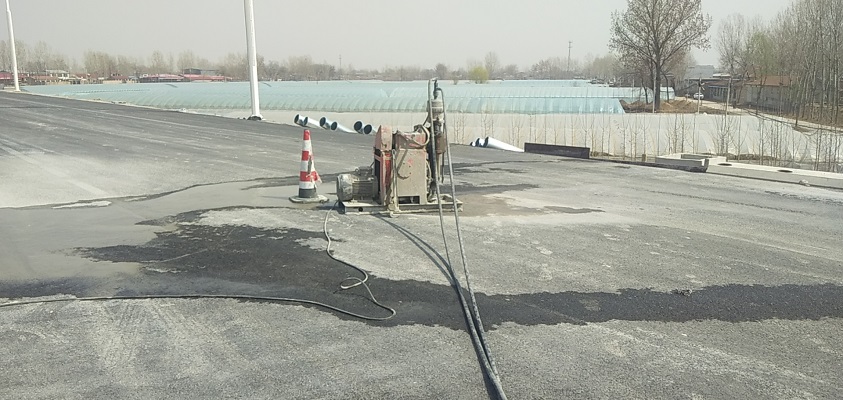 卢龙道路回填土下沉注浆